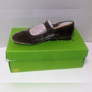 Sam Edelman Sage Velvet Michaela Mary Jane Flat Shoes Slip On Size 7M - NEW